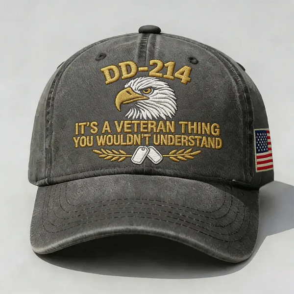 Dd-214 It's A Veteran Thing You Wouldn't Understand Embroidery Cap